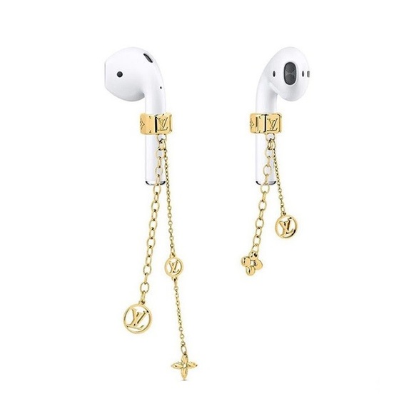 Louis Vuitton Jewelry Gold Earphone Earrings Airpod Poshmark Louis Vuitton Gold Earphone Earrings